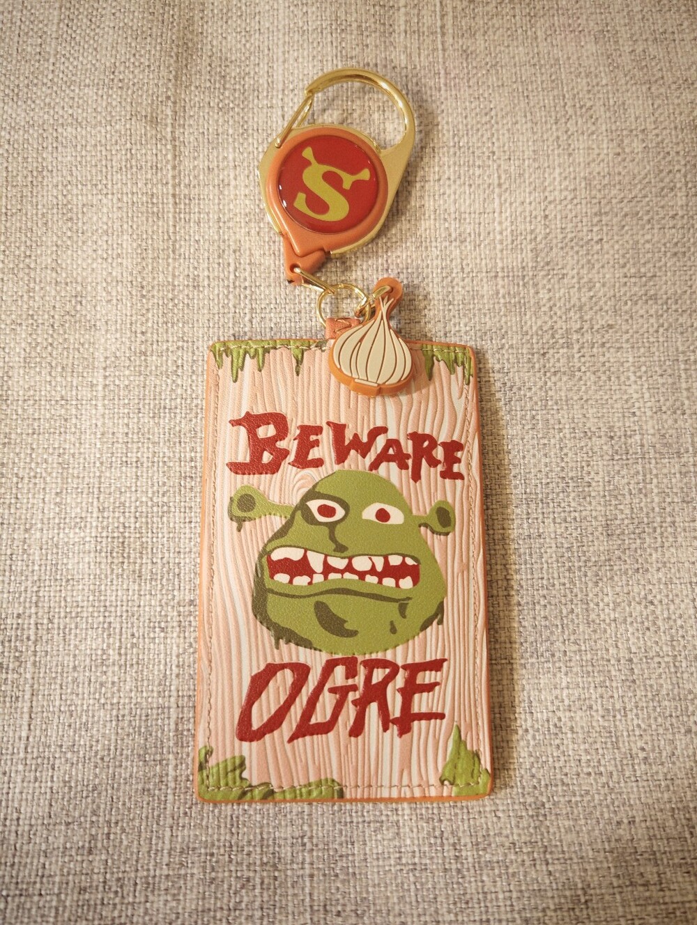 Loungefly DreamWorks Shrek Beware of Ogre Retractable Lanyard